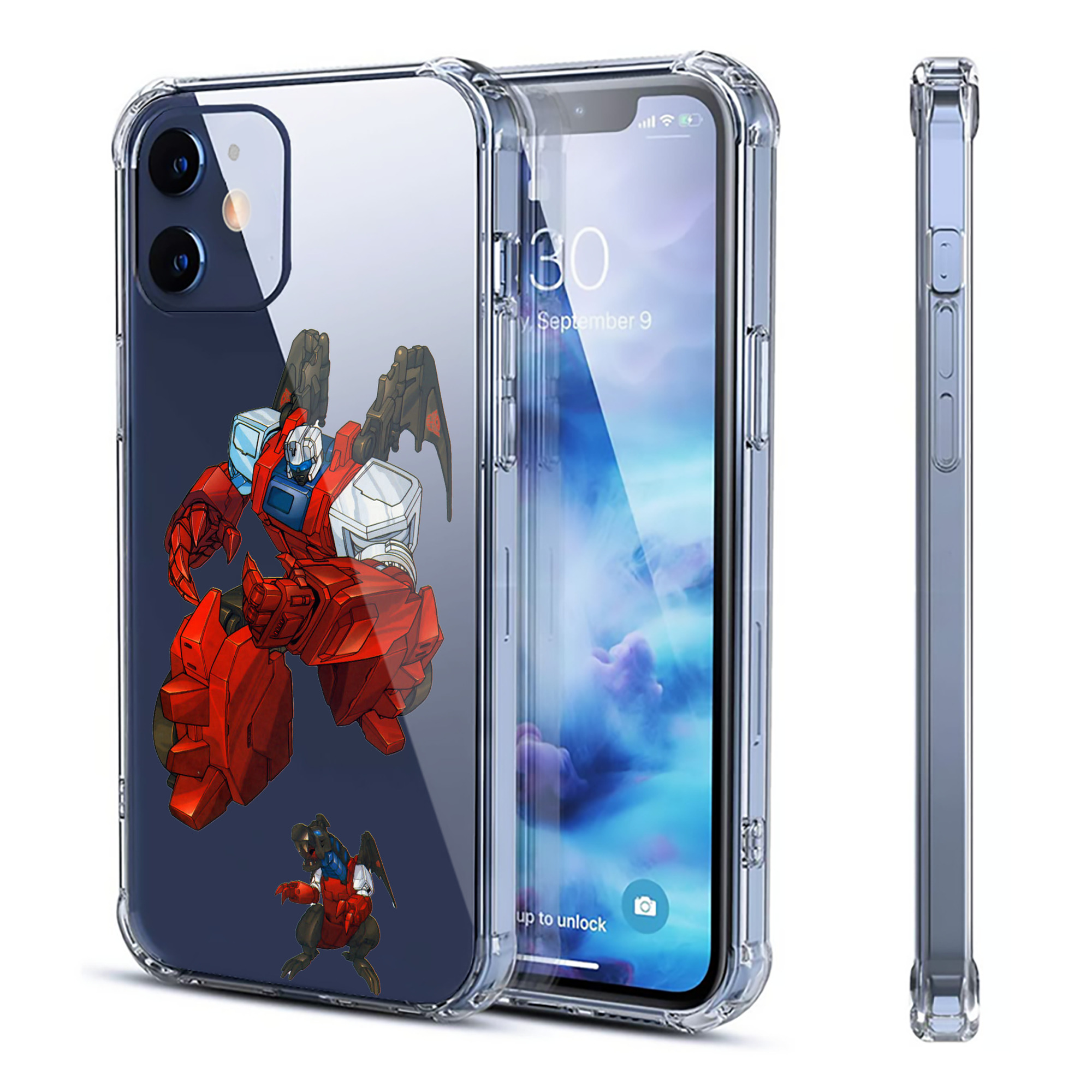 （画像用）  【iPhone 12シリーズ対応】透明スマホケース（クリアソフトケース）